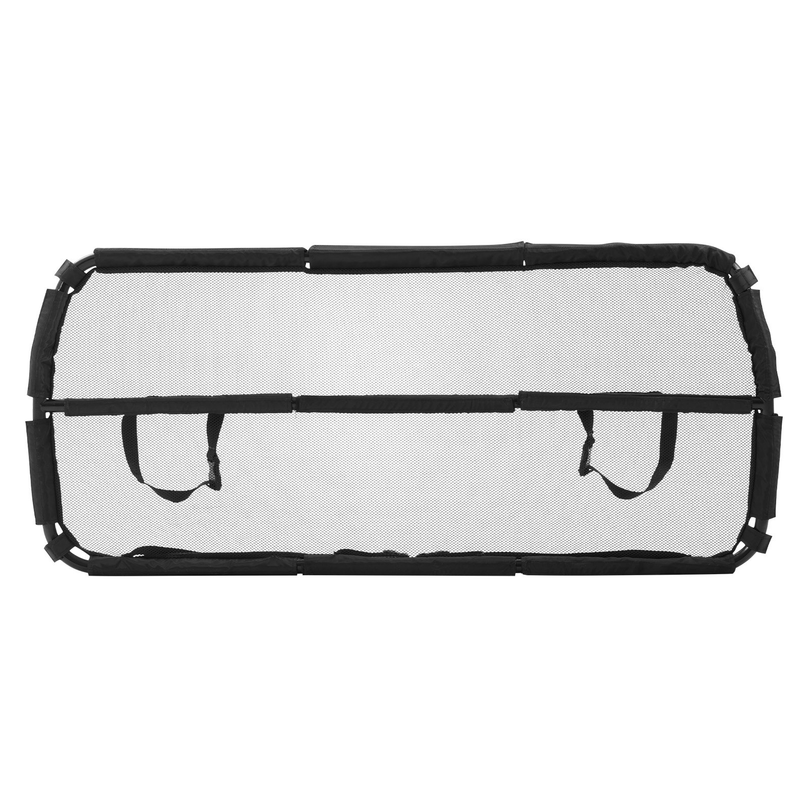 VEVOR Dog Car Barrier, 46" Wide Car Divider for Cargo Area, Vehicle Pet Barrier with See Through Net Mesh, Universal-Fit Dog Car Barrier for Small-Sized SUVs, Trucks and Vehicle, Black