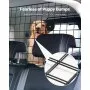 VEVOR Dog Car Barrier, 35.4"-60.6" Adjustable Car Divider for Trunk Cargo Area, Universal-Fit Back Seat Heavy-Duty Wire Mesh Dogs Separator Guard Net, Vehicle Pet Barrier for Sedans, Trucks and SUVs