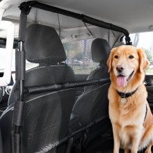 Dog Car Barrier 50" Wide Front Seats Installation Car Divider for Truck Vehicle