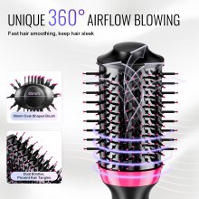 VEVOR Hair Blow Dryer Brush Ionic Hair Dryer and Styler with 2.56" Oval Barrel