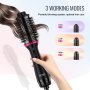 VEVOR Hair Blow Dryer Brush Dual Voltage Hot Air Styler with 2.56" Oval Barrel