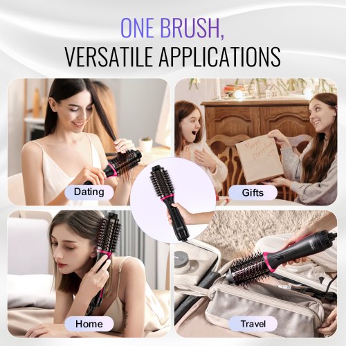 VEVOR Hair Blow Dryer Brush, in Ionic Hair Dryer Styler and