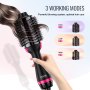 VEVOR Hair Blow Dryer Brush Dual Voltage Hot Air Styler with 2.95" Oval Barrel