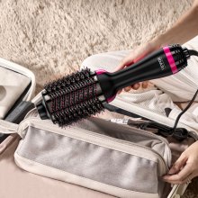 VEVOR Hair Blow Dryer Brush Ionic Hair Styler Volumizer with 75mm Oval Barrel