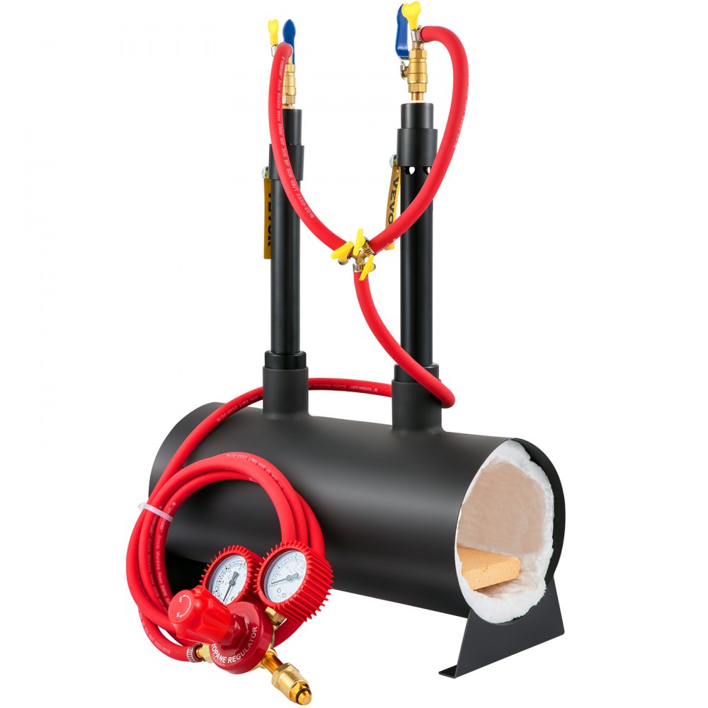 VEVOR Gas Propane Forge Furnace Burner Portable Dual Burners Metal Tool Making