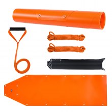 Deer Drag Sled 72.8 x 22.8 in 550lbs Multi Use PE Yard Utility Sled for Hauling