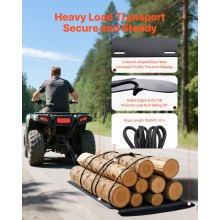 Yard Drag Sled 90 x 46 in 1500lbs Heavy Duty HDPE Glider Hauler Mat Pull Cable