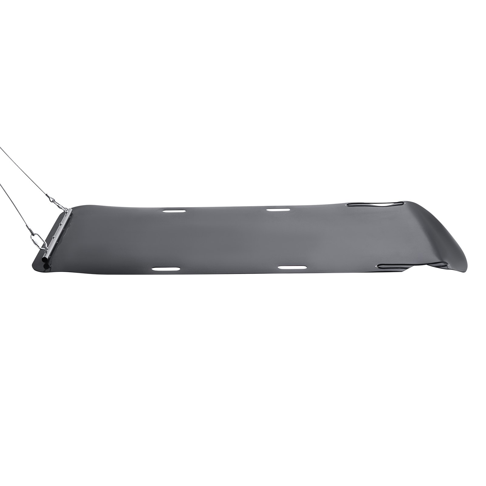 VEVOR Yard Drag Sled, 90 x 46 in, 1500lbs Heavy Duty Utility Sled, HDPE Drag Glider with Ropes & Pull Cables, Hand & Vehicle Use Game Hauler for Firewood Ice Fishing, Compatible with ATVs UTVs Tractors