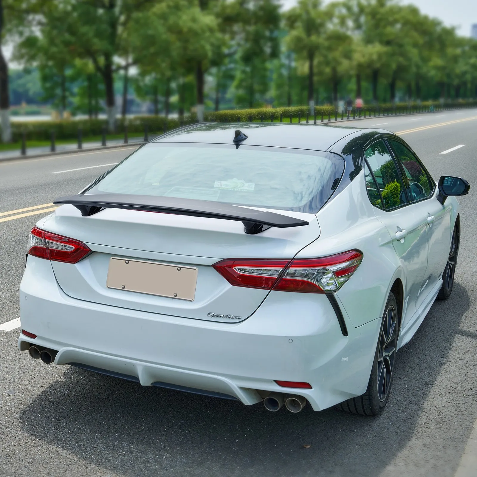 VEVOR GT Wing Car Spoiler, 46.3 inch Universal Spoiler, Compatible with most Sedans and Coupes, High Strength ABS Material, Car Rear Spoiler Wing, Racing Spoiler BGW/JDM Drift Glossy Black