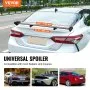 VEVOR GT Wing Car Spoiler, 43.3 inch Universal Spoiler with Single Deck, Adjustable Lightweight Aluminum, Car Rear Spoiler Wing, Racing Spoiler BGW/JDM Drift Black