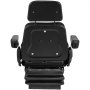 NEW LOW PROFILE SUSPENSION SEAT WITH ARMREST DOZER BACKHOE TRACTOR SKIDSTEER