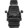 NEW LOW PROFILE SUSPENSION SEAT WITH ARMREST DOZER BACKHOE TRACTOR SKIDSTEER