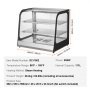 VEVOR 2-Tier Commercial Food Warmer Display Countertop Pizza Cabinet with Tong