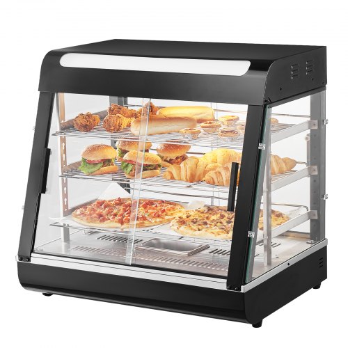 VEVOR 3-Tier Commercial Food Warmer Display Countertop Pizza