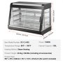 VEVOR 3-Tier Comercial Food Warmer Display Bancada Pizza Gabinete com Luz