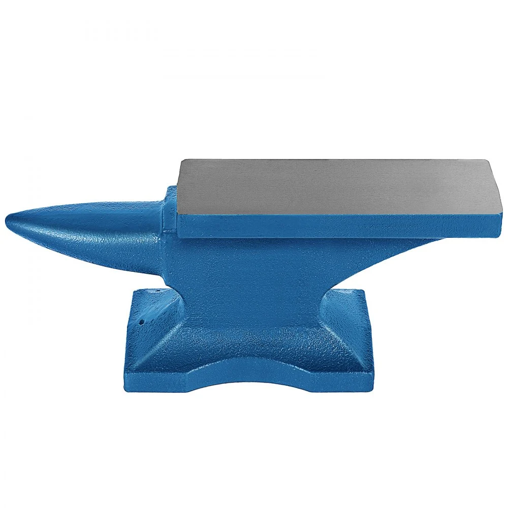 VEVOR Single Horn Anvil Cast Iron Anvil Blacksmith for Sale Forge Tools and Equipment Anvil Rugged Round Horn Anvil Blacksmith Jewelers Metalsmith Blacksmith Tool 24Lbs