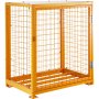 VEVOR Cylinder Storage Cabinet for Two 50lbs/23kg Cylinders, Vertical Cylinder Storage Cage 31inch Length, 20.5inch Width, 34inch Height, Steel Gas Cylinder Cabinet for Storage and Protection