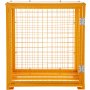 VEVOR Cylinder Storage Cabinet for Two 50lbs/23kg Cylinders, Vertical Cylinder Storage Cage 31inch Length, 20.5inch Width, 34inch Height, Steel Gas Cylinder Cabinet for Storage and Protection