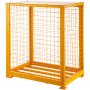 VEVOR Cylinder Storage Cabinet for Two 50lbs/23kg Cylinders, Vertical Cylinder Storage Cage 31inch Length, 20.5inch Width, 34inch Height, Steel Gas Cylinder Cabinet for Storage and Protection