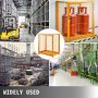 VEVOR Cylinder Storage Cabinet for Two 50lbs/23kg Cylinders, Vertical Cylinder Storage Cage 31inch Length, 20.5inch Width, 34inch Height, Steel Gas Cylinder Cabinet for Storage and Protection