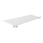 VEVOR Camper Awning Fabric Replacement, 1" to 13', Weatherproof Durable Slide Topper Awning with Bracket, Heavy Duty Slide Topper Awning with Stainless Steel Material, Fit for RV & Motorhome(White)