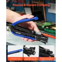 Coax Cable Crimper Kit Coaxial Cable Compression Tool Kit with Crimp Tool