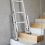 VEVOR Ladder Levler, 11.4 inch Expansion Length Steel Ladder Leveling Tool, Quick Release Pitch Hopper, Stair Ladder Stabilizer Easy to Use,Extension Ladder Accessories for Uneven Ground