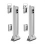 VEVOR Ladder Levler, 11.4 inch Expansion Length Steel Ladder Leveling Tool, Quick Release Pitch Hopper, Stair Ladder Stabilizer Easy to Use,Extension Ladder Accessories for Uneven Ground