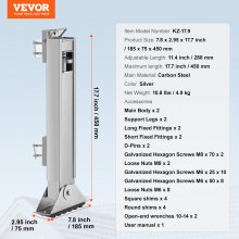 VEVOR Ladder Levler 11.4 inch Expansion Length Leveling Tool Quick Release