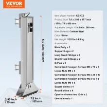 VEVOR Ladder Levler 11.4 inch Expansion Length Leveling Tool Quick Release