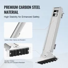 VEVOR Ladder Levler, 11.4 inch Expansion Length Steel Ladder Leveling Tool, Quick Release Pitch Hopper, Stair Ladder Stabilizer Easy to Use,Extension Ladder Accessories for Uneven Ground