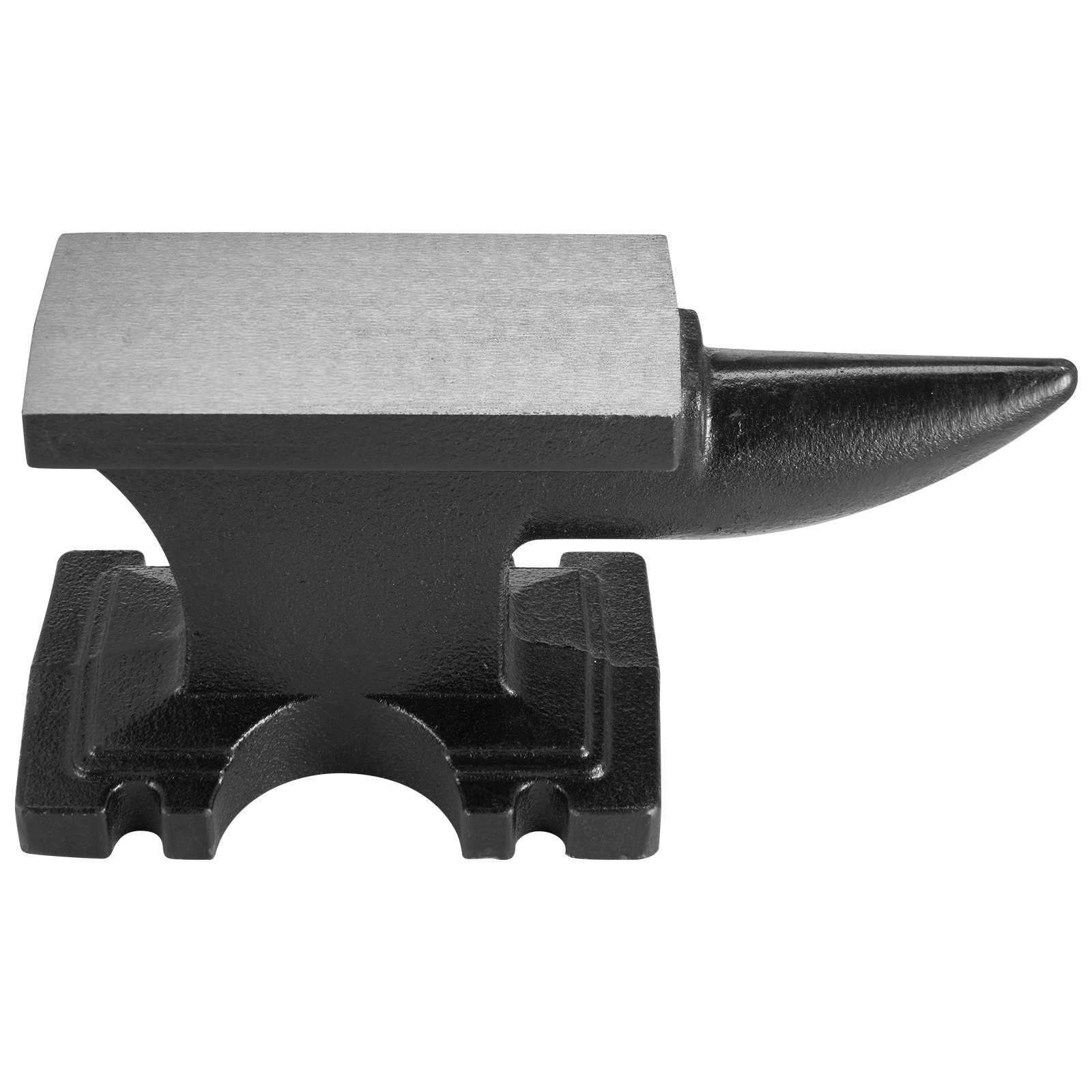 VEVOR Cast Iron Anvil, 25 Lbs(11kg) Single Horn Anvil with 6.8 x 3.5 inch Countertop and Stable Base, High Hardness Rugged Round Horn Anvil Blacksmith, for Bending, Shaping