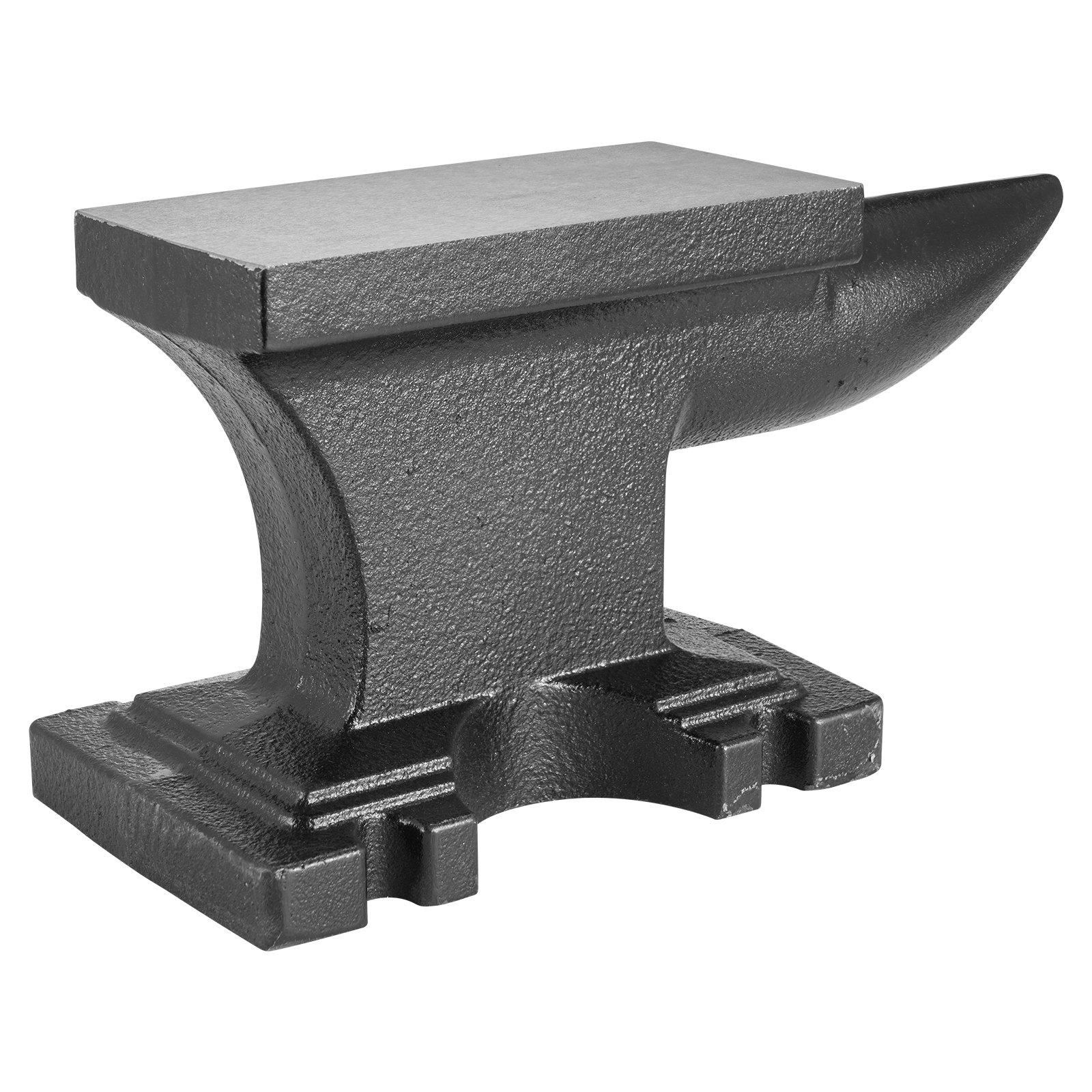 VEVOR Cast Iron Anvil, 25 Lbs(11kg) Single Horn Anvil with 6.8 x 3.5 inch Countertop and Stable Base, High Hardness Rugged Round Horn Anvil Blacksmith, for Bending, Shaping