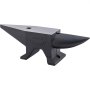 VEVOR cast iron anvil with sharp horn and sturdy base, featuring &quot;md40 acciaio&quot; text.