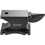 VEVOR Cast Iron Anvil, 55 Lbs(25kg) Single Horn Anvil with 8.6 x 4.1 inch Countertop and Stable Base, High Hardness Rugged Round Horn Anvil Blacksmith, for Bending, Shaping, Twisting