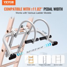 VEVOR 2 in 1 Ladder Stabilizer Extension Wall Standoff Hook Roof Ridge