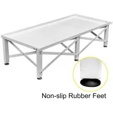 VEVOR Laundry Pedestal 48.8 x 21.6 Inch Width Universal Laundry Pedestal 11.8" Inch Height Laundry Pedestal Universal with Height-adjustable Feet for Washing Machines, Dryers, Freezers or Refrigerator