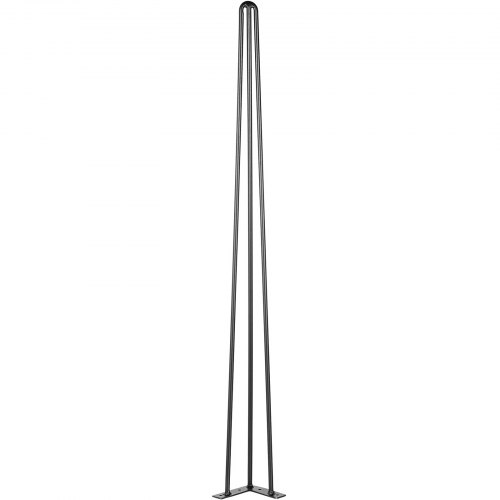 VEVOR Hairpin Table Legs 34 inch, Set of 4 DIY Desk Table Legs 3 Rods Heavy Duty