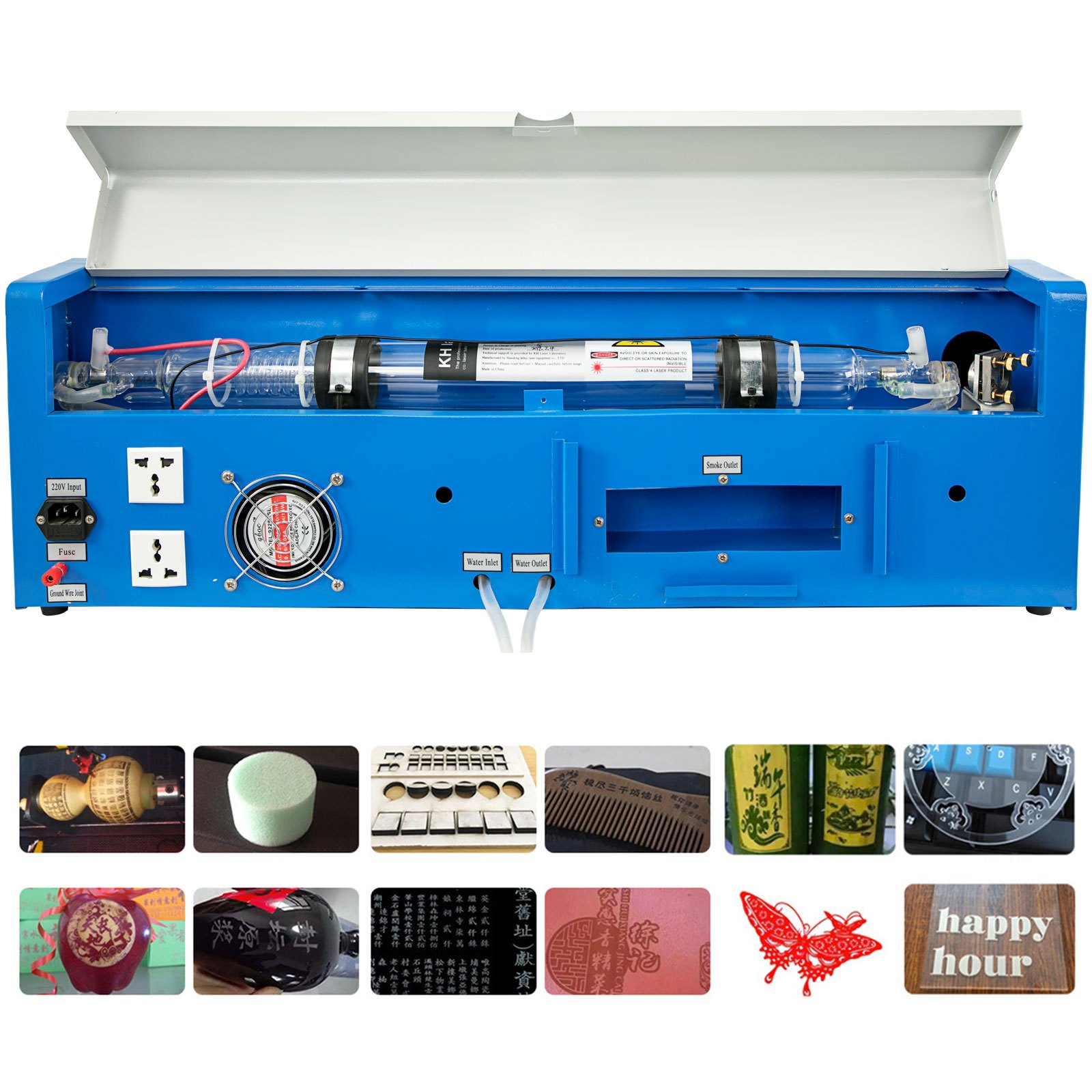 Updated HIGH PRECISE And HIGH SPEED Third Generation CO2 Laser Engraving Cutting Machine USB PORT