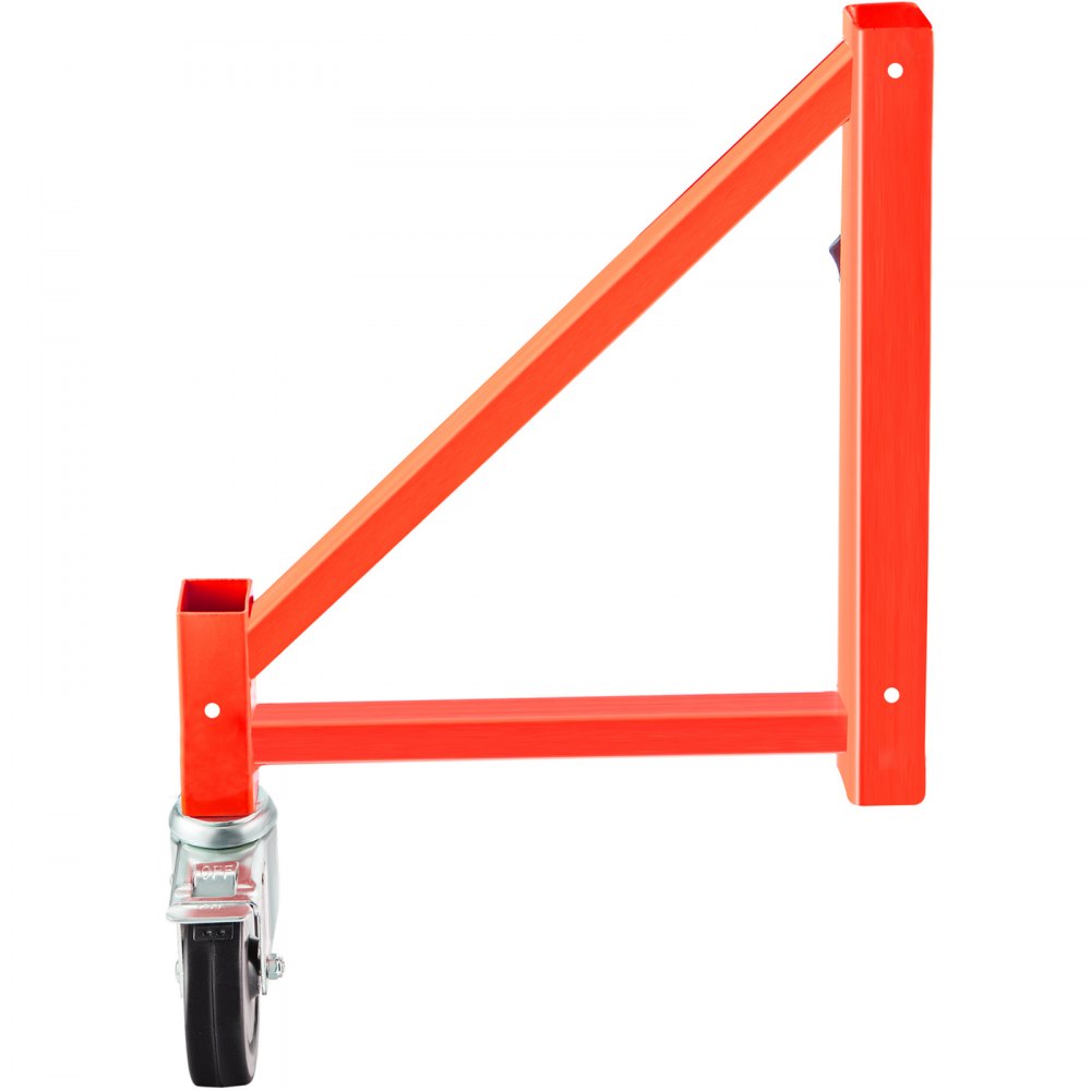 VEVOR Scaffold Outrigger, 18" x 18" x 24" Scaffolding Outriggers, 4 Pieces Outriggers for Scaffolding w/Wheels, Screw Type for Home Improvement Projects Like Patching Drywall or Cleaning Windows