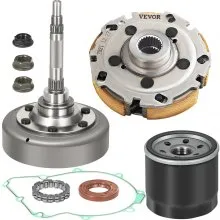 VEVOR Conjunto de kits de embrague húmedo compatible con UTV ATV 500 700 MSU-500 MSU-700 Massimo Alligator Menards Yardsport Qlink FrontRunner Supermach