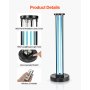 UV Light 110W Ultraviolet Lamp with Ozone Purifier with 30/60/120 Minutes Timer