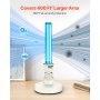 UV Light 25W Ultraviolet Lamp with Ozone Purifier UVC Lamp with Remote Control