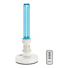 UV Light 25W Ultraviolet Lamp with Ozone Purifier UVC Lamp with Remote Control