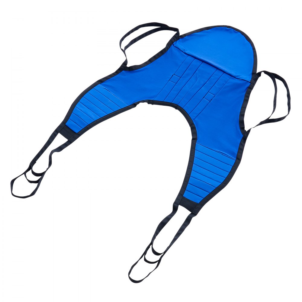 VEVOR Patient Lift Sling with Head Support- Small Size, U Shape Divided Leg Transfer Sling for Bathing, Patient Lift Medical Sling for Elderly, Disabled, Bedridden, 600LBS