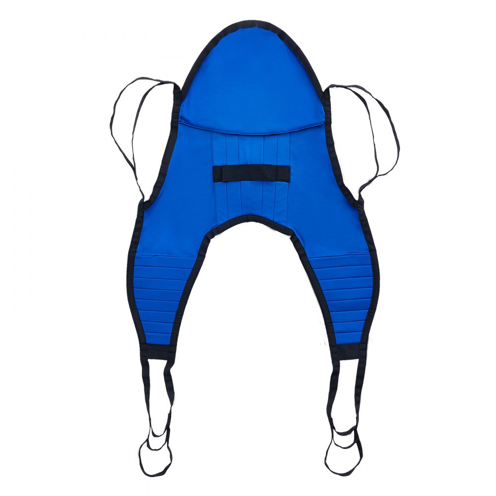 VEVOR Patient Lift Sling with Head Support- Small Size, U Shape Divided Leg Transfer Sling for Bathing, Patient Lift Medical Sling for Elderly, Disabled, Bedridden, 600LBS