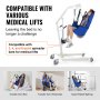 VEVOR Patient Lift Sling with Head Support Large-Size U Shape Divided Leg Sling