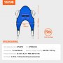 VEVOR Patient Lift Sling with Head Support Medium-Size U Shape Divided Leg Sling