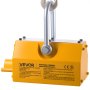 VEVOR Permanent Magnetic Lifter, 2200 lbs Pulling Capacity, Heavy Duty N42 Neodymium Lifting Magnet with Release Handle and Steel Hook, Used in Shop Crane and Hoist, for Lifting Plate Steel, Board