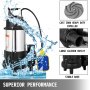 Heavy Duty750w 1hp Submersible Sewage Dirty Water Pump Float Switch 230v